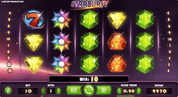 Oplev stjernerne med Starburst spilleautomat 504916406