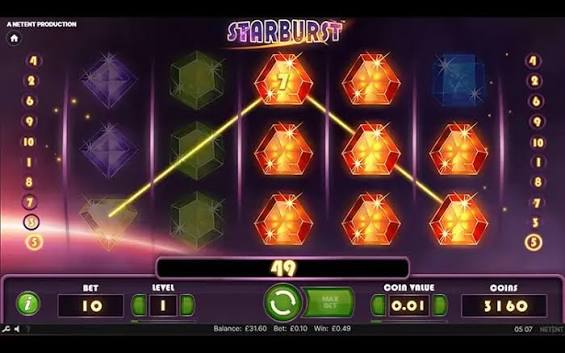 Starburst En Glitrende Rejse Ind i NetEnt's Univers